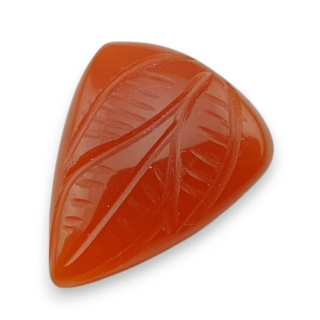Karneol kaboszon carved 21x17 mm nr 52