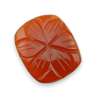 Karneol kaboszon carved 21x17 mm nr 71