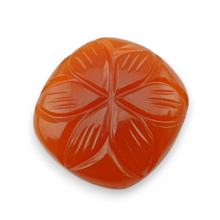 Karneol kaboszon carved 21x19 mm nr 5