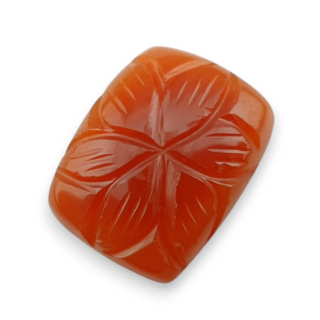 Karneol kaboszon carved 22x17 mm nr 57