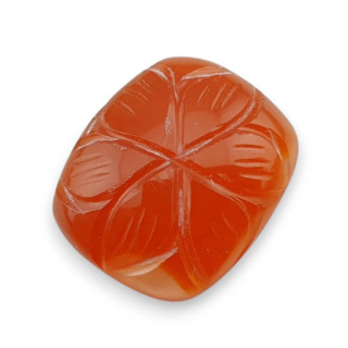 Karneol kaboszon carved 22x18 mm nr 49