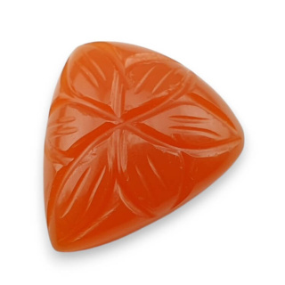 Karneol kaboszon carved 22x20 mm nr 26