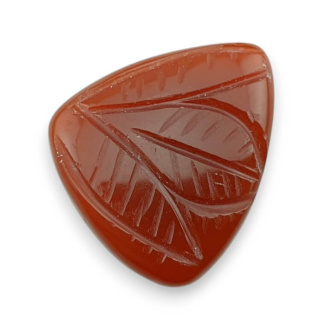 Karneol kaboszon carved 22x20 mm nr 39
