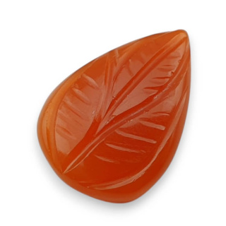 Karneol kaboszon carved 23x16 mm nr 11