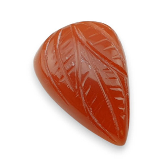 Karneol kaboszon carved 23x16 mm nr 12