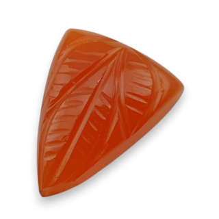 Karneol kaboszon carved 23x18 mm nr 23