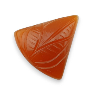 Karneol kaboszon carved 23x19 mm nr 28