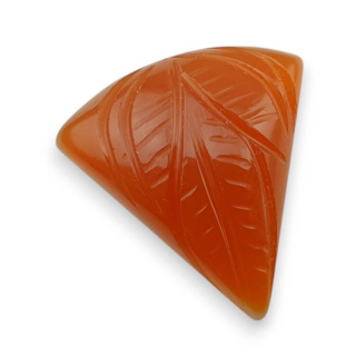 Karneol kaboszon carved 23x19 mm nr 28