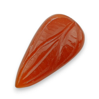 Karneol kaboszon carved 24x13 mm nr 34