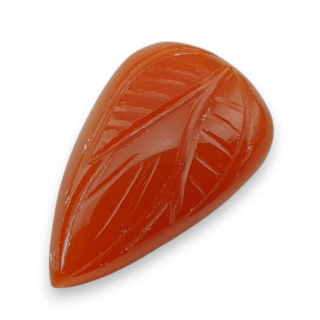 Karneol kaboszon carved 24x15 mm nr 61