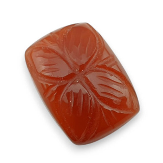 Karneol kaboszon carved 24x17 mm nr 66