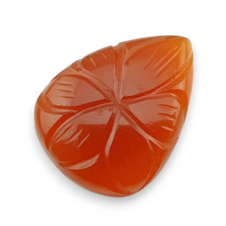 Karneol kaboszon carved 24x18 mm nr 35