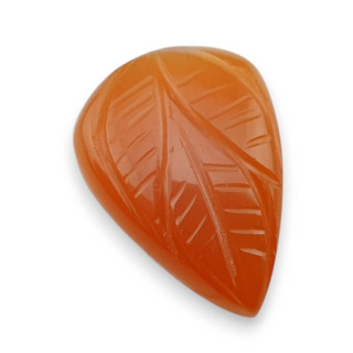 Karneol kaboszon carved 24x18 mm nr 48