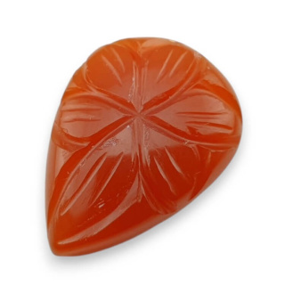 Karneol kaboszon carved 24x18 mm nr 9