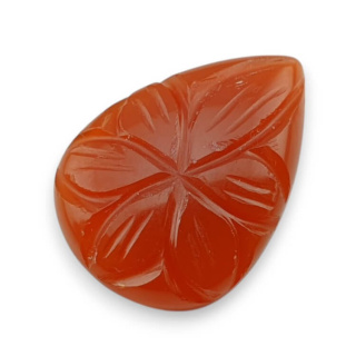 Karneol kaboszon carved 24x18 mm nr 9