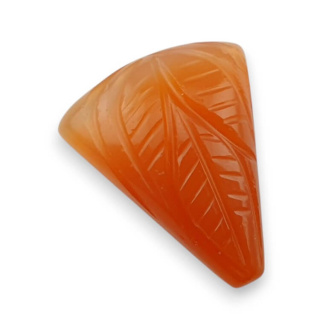 Karneol kaboszon carved 24x20 mm nr 7