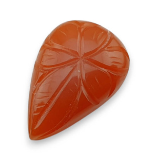 Karneol kaboszon carved 25x17 mm nr 67