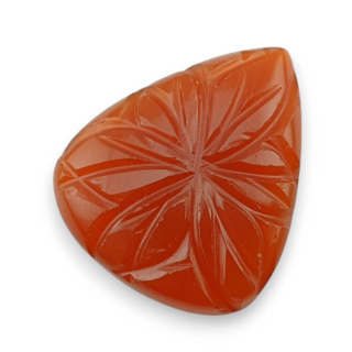 Karneol kaboszon carved 25x21 mm nr 44