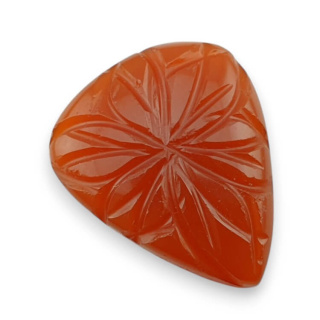 Karneol kaboszon carved 25x21 mm nr 44