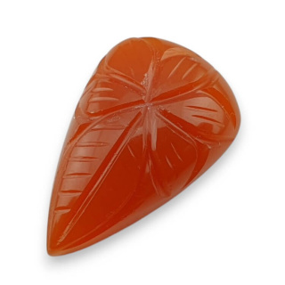 Karneol kaboszon carved 26x17 mm nr 46