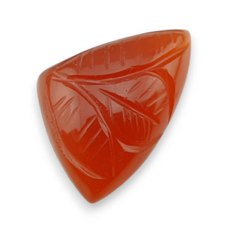 Karneol kaboszon carved 26x18 mm nr 47