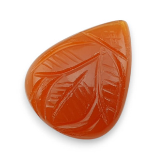 Karneol kaboszon carved 26x20 mm nr 40