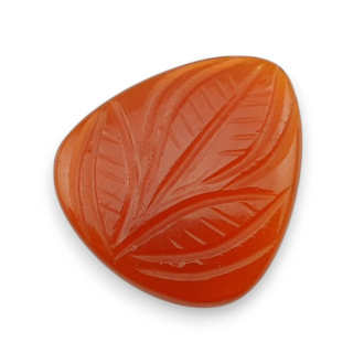 Karneol kaboszon carved 27x24 mm nr 60