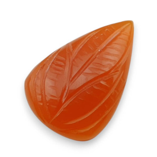 Karneol kaboszon carved 28x19 mm nr 14