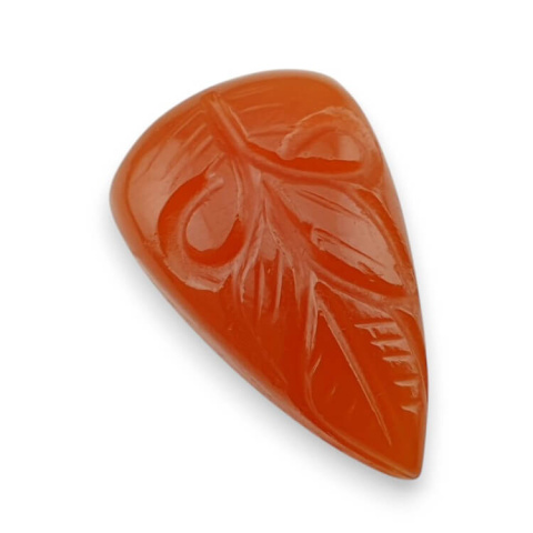 Karneol kaboszon carved 29x18 mm nr 22