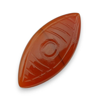 Karneol kaboszon carved 30x14 mm nr 55