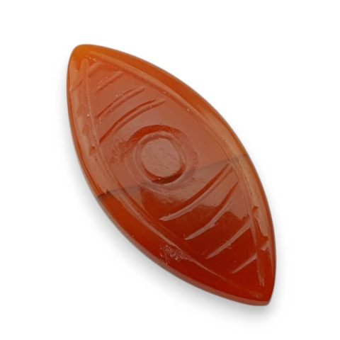 Karneol kaboszon carved 30x14 mm nr 55 Karneol kaboszon carved 30x14 mm nr 55