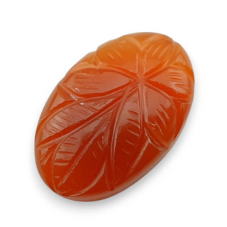 Karneol kaboszon carved 30x20 mm nr 25