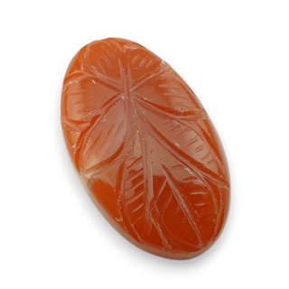 Karneol kaboszon carved 31x19 mm nr 10