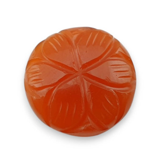 Karneol kaboszon carved fi 19 mm nr 8