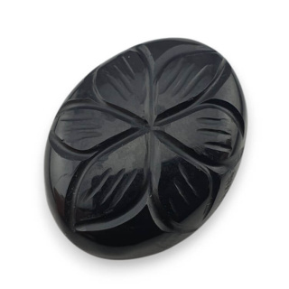 Onyks kaboszon carved 25x20 mm nr 45