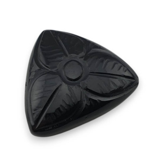 Onyks kaboszon carved 25x24 mm nr 113