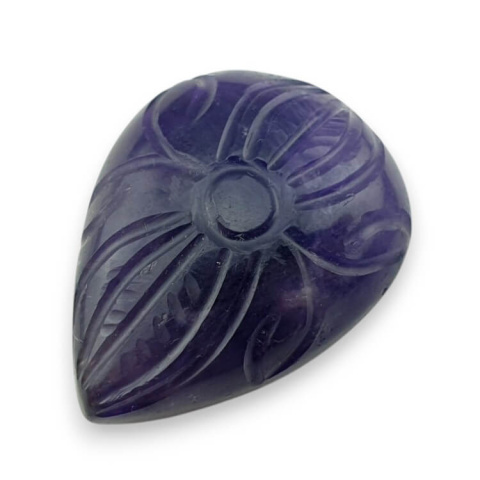 Ametyst kaboszon carving 30x22 mm nr 20 Ametyst kaboszon carving 30x22 mm nr 20