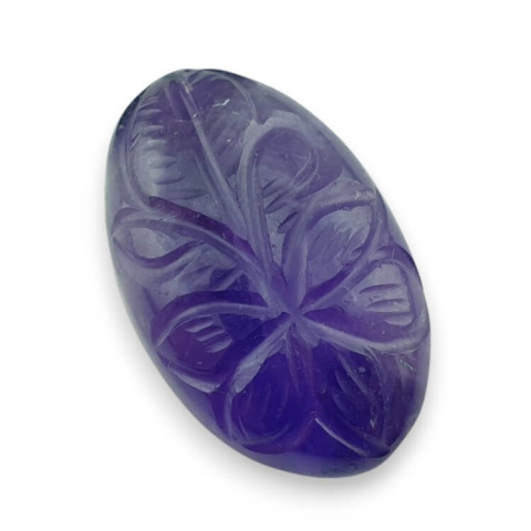 Ametyst kaboszon carved 31x19 mm nr 11 Ametyst kaboszon carved 31x19 mm nr 11