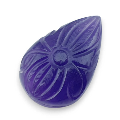 Ametyst kaboszon carved 31x20 mm nr 36 Ametyst kaboszon carved 31x20 mm nr 36