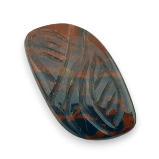 Heliotrop kaboszon carved 29x17 mm nr 25