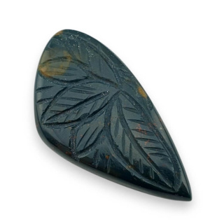 Heliotrop kaboszon carved 42x22 mm nr 12
