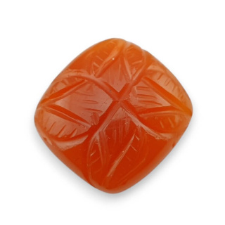 Karneol kaboszon carved 21x20 mm nr 91
