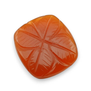 Karneol kaboszon carved 22x21 mm nr 73
