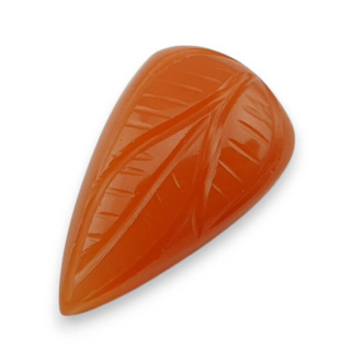 Karneol kaboszon carved 28x17 mm nr 88