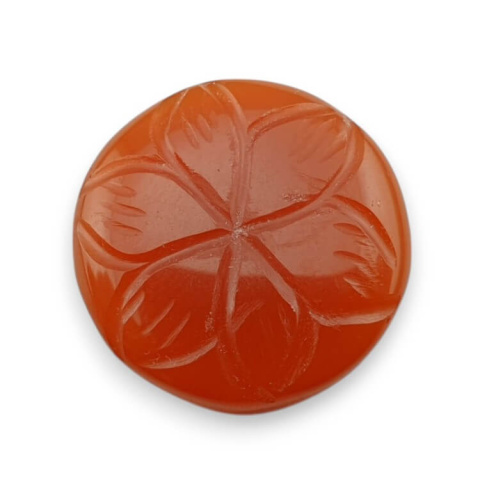 Karneol kaboszon carved fi 19 mm nr 83 Karneol kaboszon carved fi 19 mm nr 83