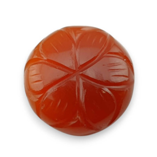 Karneol kaboszon carved fi 20 mm nr 92