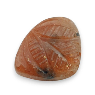 Kamień słoneczny kaboszon carved 21x16 mm nr 21