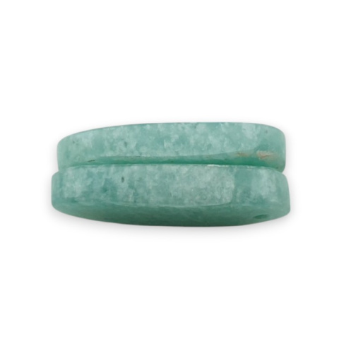 Amazonit para kaboszonów z dziurką 25x10 mm nr P908 Amazonit para kaboszonów z dziurką 25x10 mm nr P908