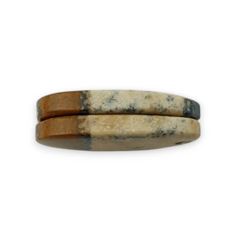 Jaspis krajobrazowy para kaboszonów z dziurką 26x13 mm nr P770 Jaspis krajobrazowy para kaboszonów z dziurką 26x13 mm nr P770