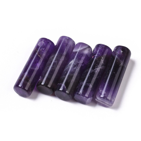 Ametyst walec z dziurką 35x10 mm 1 szt. Ametyst walec z dziurką 35x10 mm 1 szt.